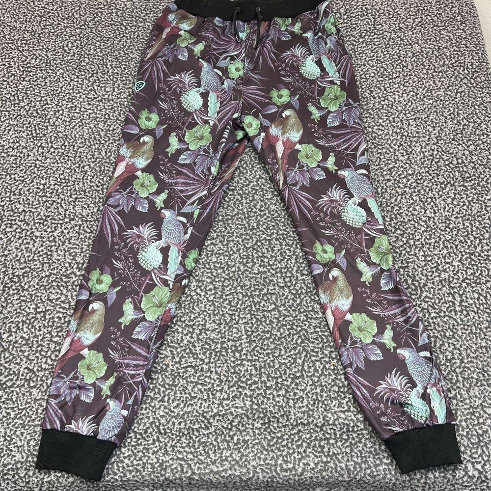 Grassroots California Sweatpants Men Large‎ Floral Hawaiian Outdoor 32x31